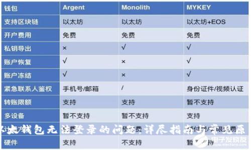 解决以太钱包无法登录的问题:详尽指南与常见原因分析